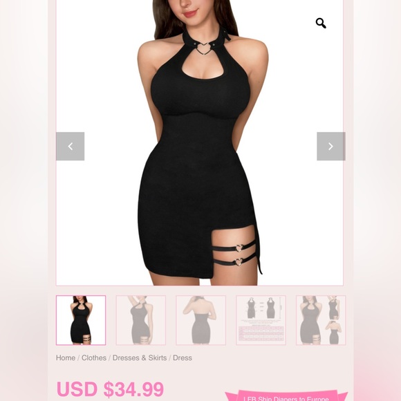 LittleForBig 🖤 Goth dress - Picture 1 of 4